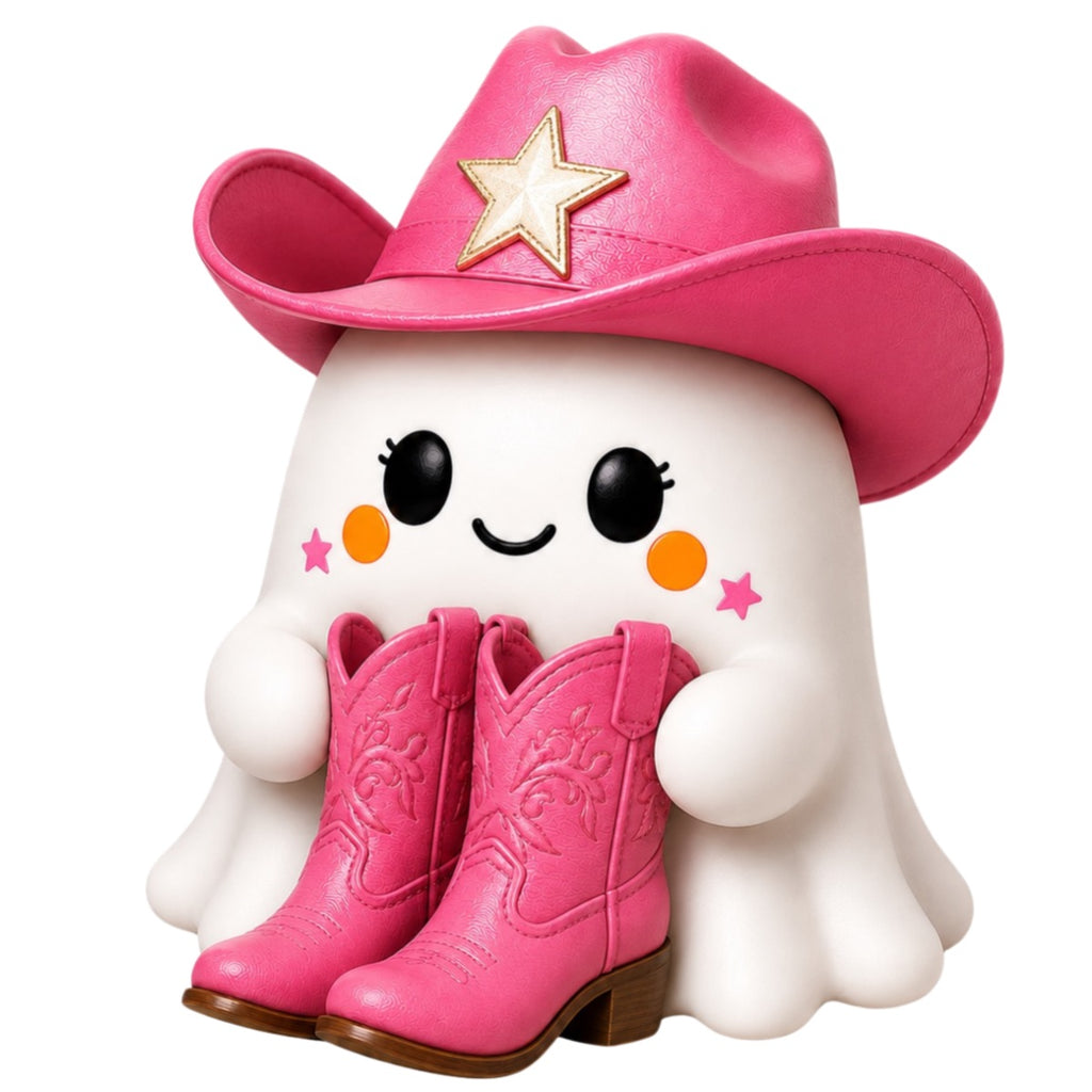 Cowgirl Girl™ Ghost Shaped Pillow | The Everyday Girls Collection