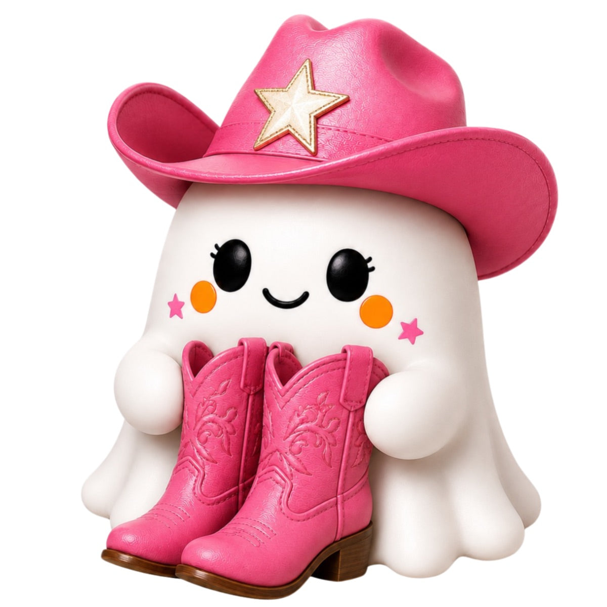 Cowgirl Girl™ Ghost Shaped Pillow | The Everyday Girls Collection