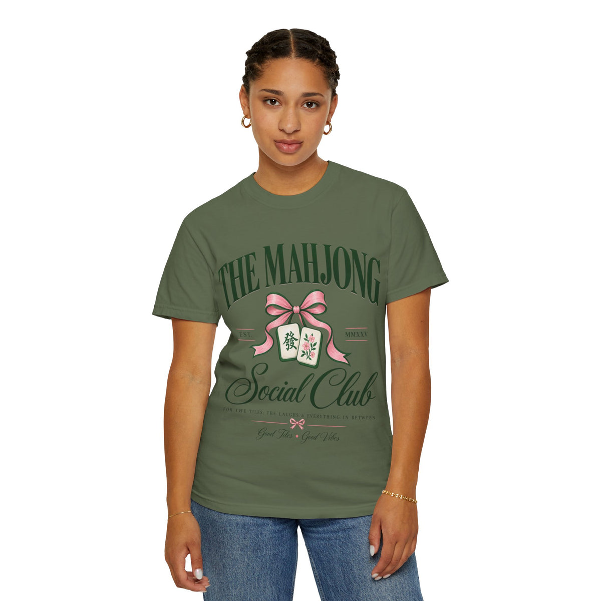 Mahjong Social Club T-Shirt — Vintage Mahjong Tiles Graphic LIMITED