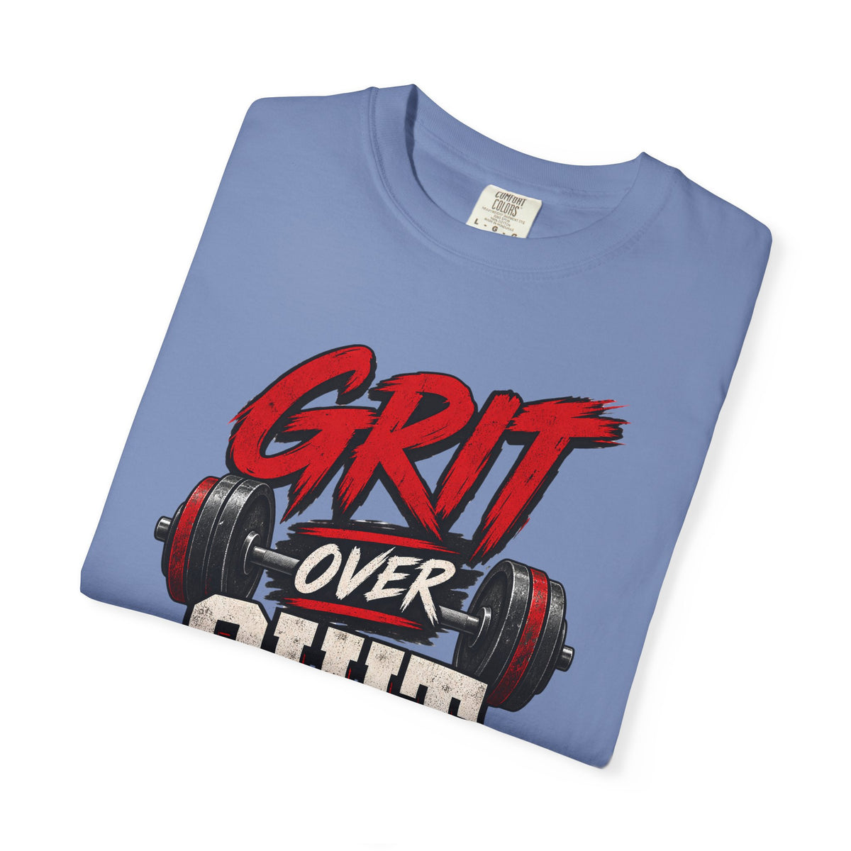 Grit Over Quit TShirt Motivational Weightlifting Gym Tee