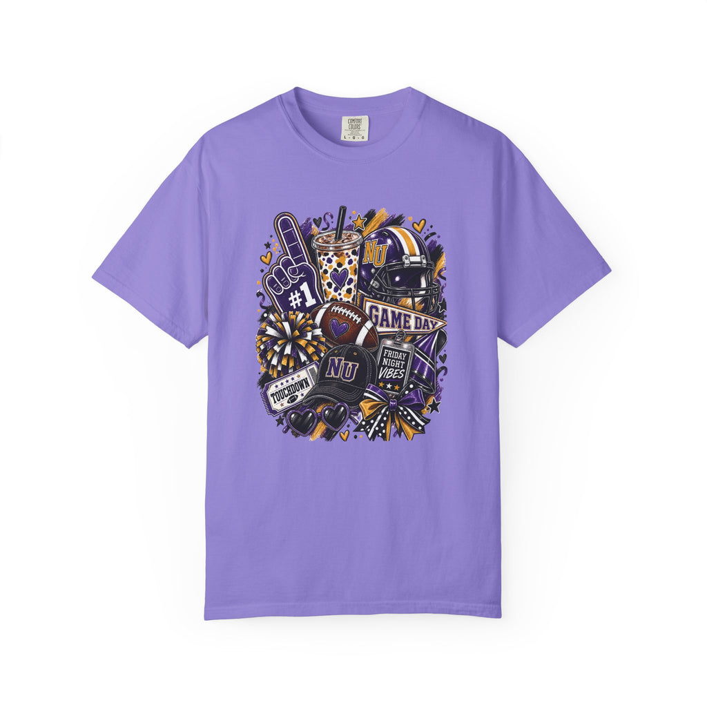 Game Day Football NU Tiger Fan Tee
