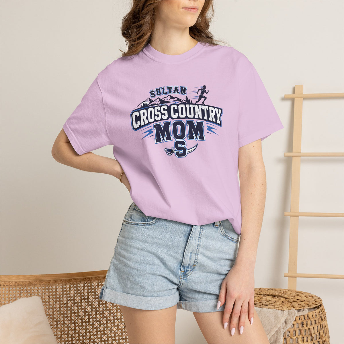 Cross Country Mom TShirt Sultan High School Running Team Tee