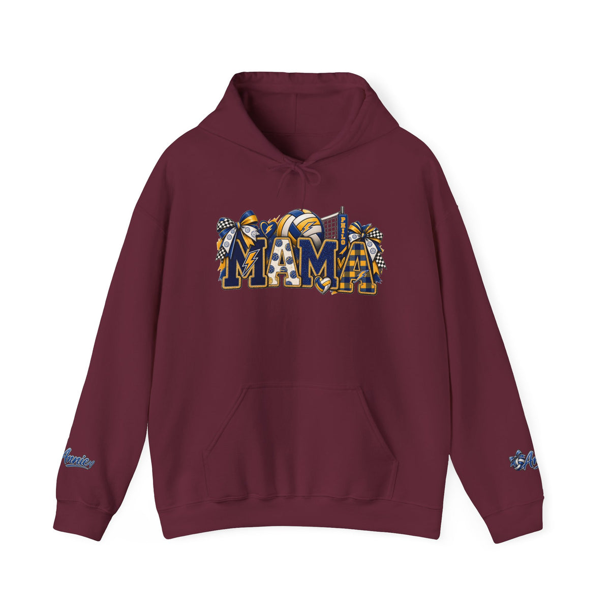Mama Graphic Hoodie — Mama Pullover VOLLEYBALL