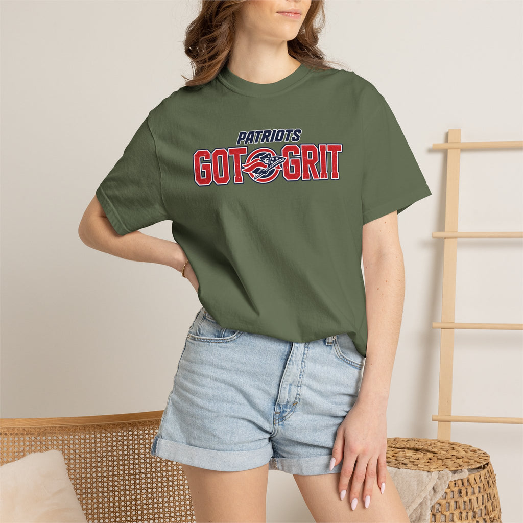 Patriots Got Grit TShirt Grit Acronym Back Graphic
