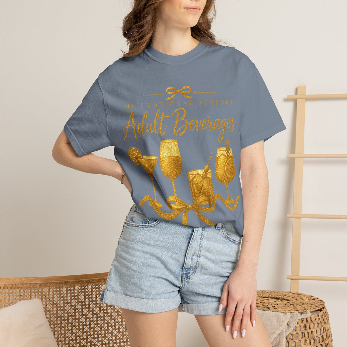 My Emotional Support Drinks Graphic Tee