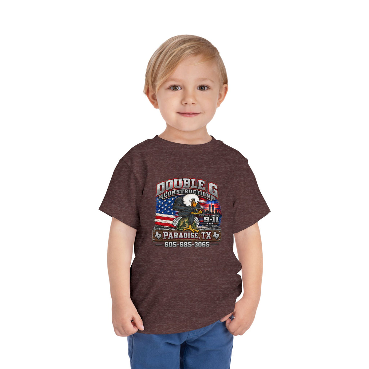 Double G Construction 9 11 Tribute Toddler Tee