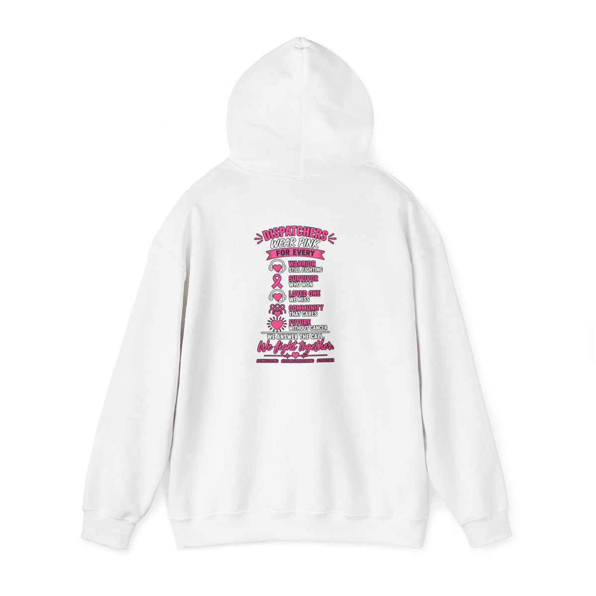 Breast Cancer Support 911 Dispatcher Hoodie