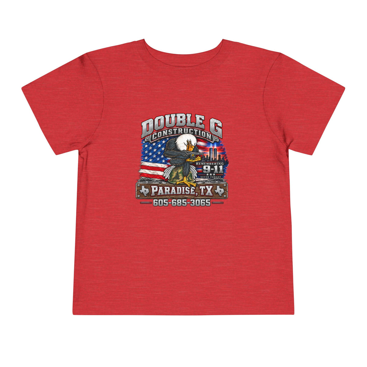 Double G Construction 9 11 Tribute Toddler Tee
