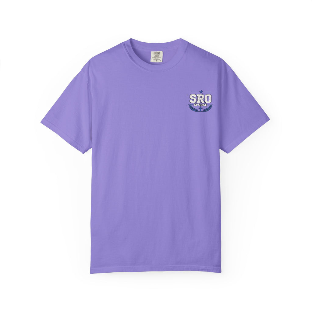 SPOUSE School Resource Officer Tribute T-Shirt — "Then I Heard His Voice Saying: Whom Shall I Send?"