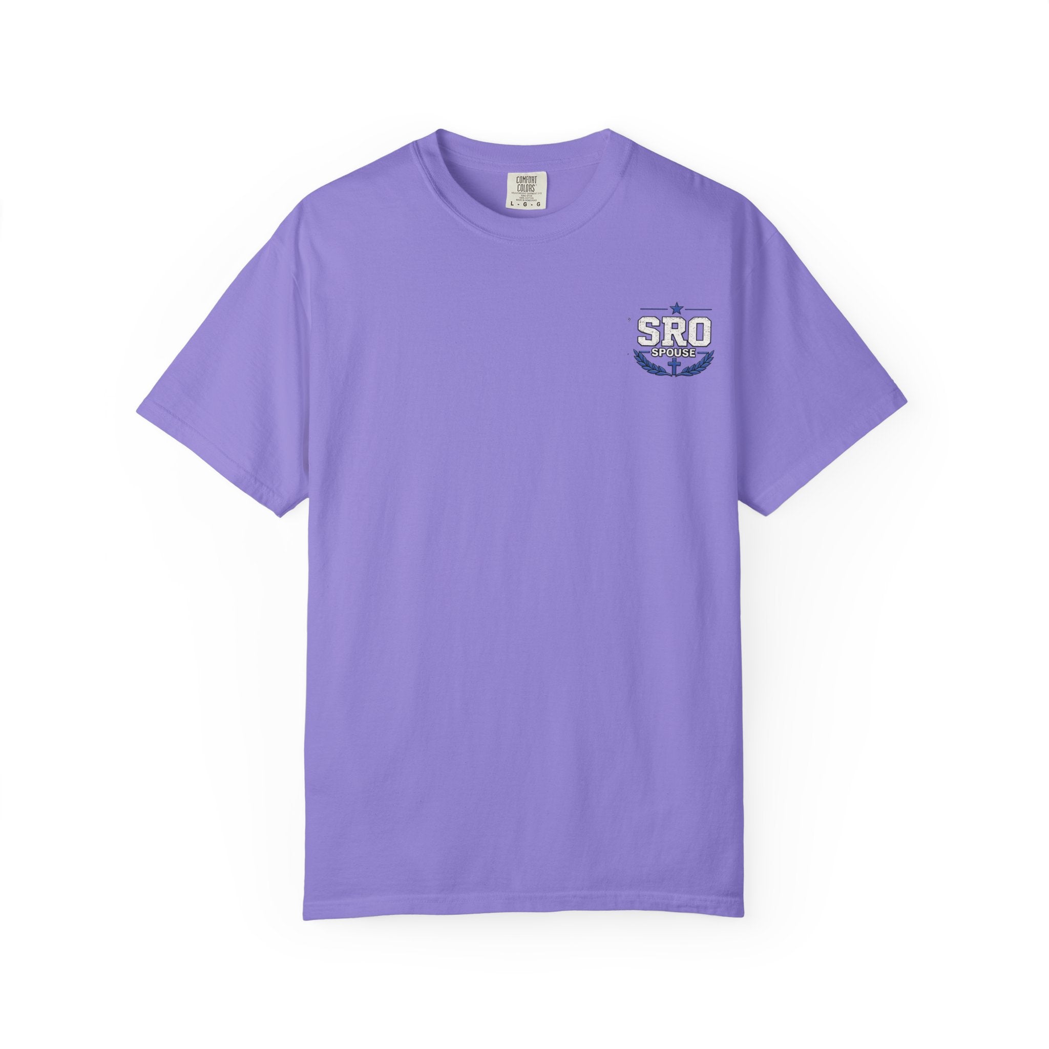 SPOUSE School Resource Officer Tribute T-Shirt — "Then I Heard His Voice Saying: Whom Shall I Send?"