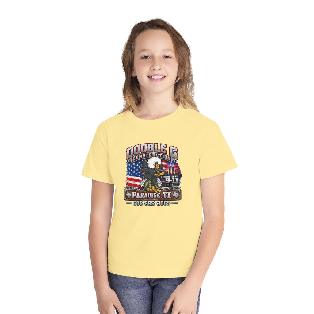 Double G Construction 9 11 Tribute Youth Tee
