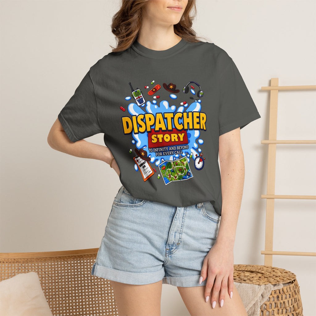 Dispatcher Story TShirt 911 Dispatcher Rescue Radio Call Center Tee