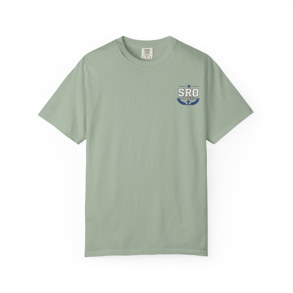 SPOUSE School Resource Officer Tribute T-Shirt — "Then I Heard His Voice Saying: Whom Shall I Send?"