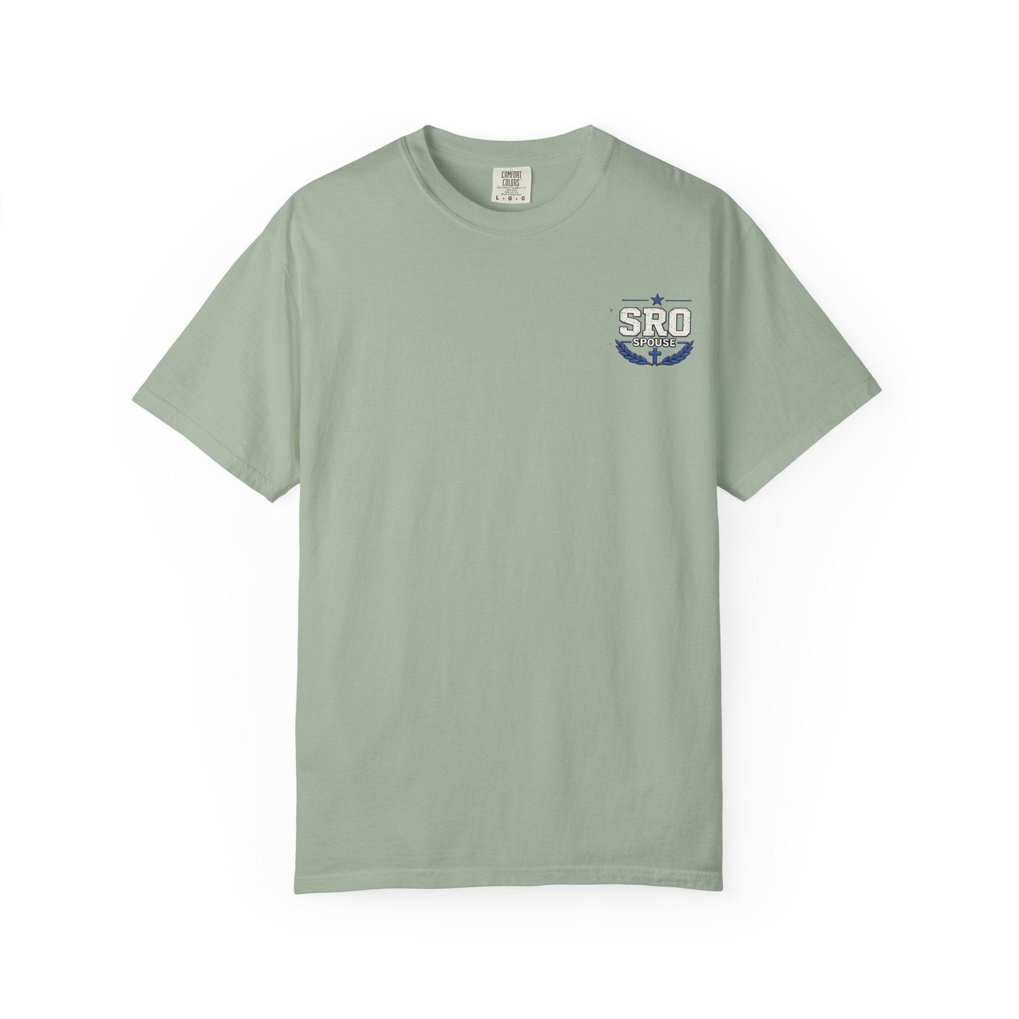 SPOUSE School Resource Officer Tribute T-Shirt — "Then I Heard His Voice Saying: Whom Shall I Send?"