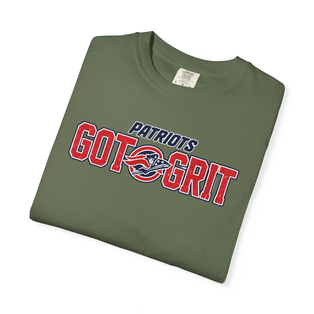 Patriots Got Grit TShirt Grit Acronym Back Graphic