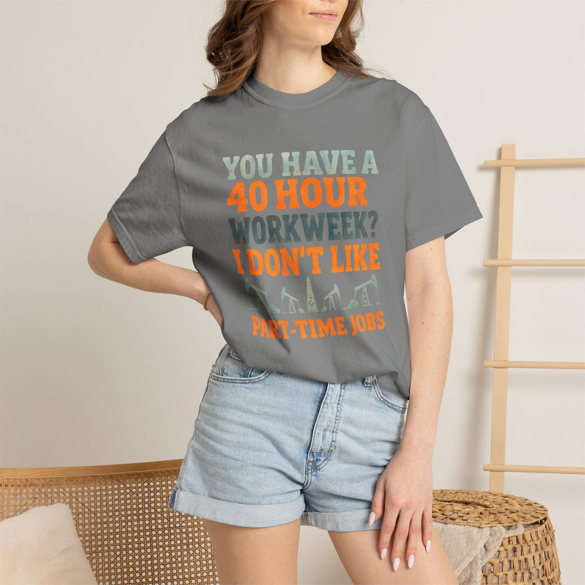 Funny Oilfield TShirt 40 Hour