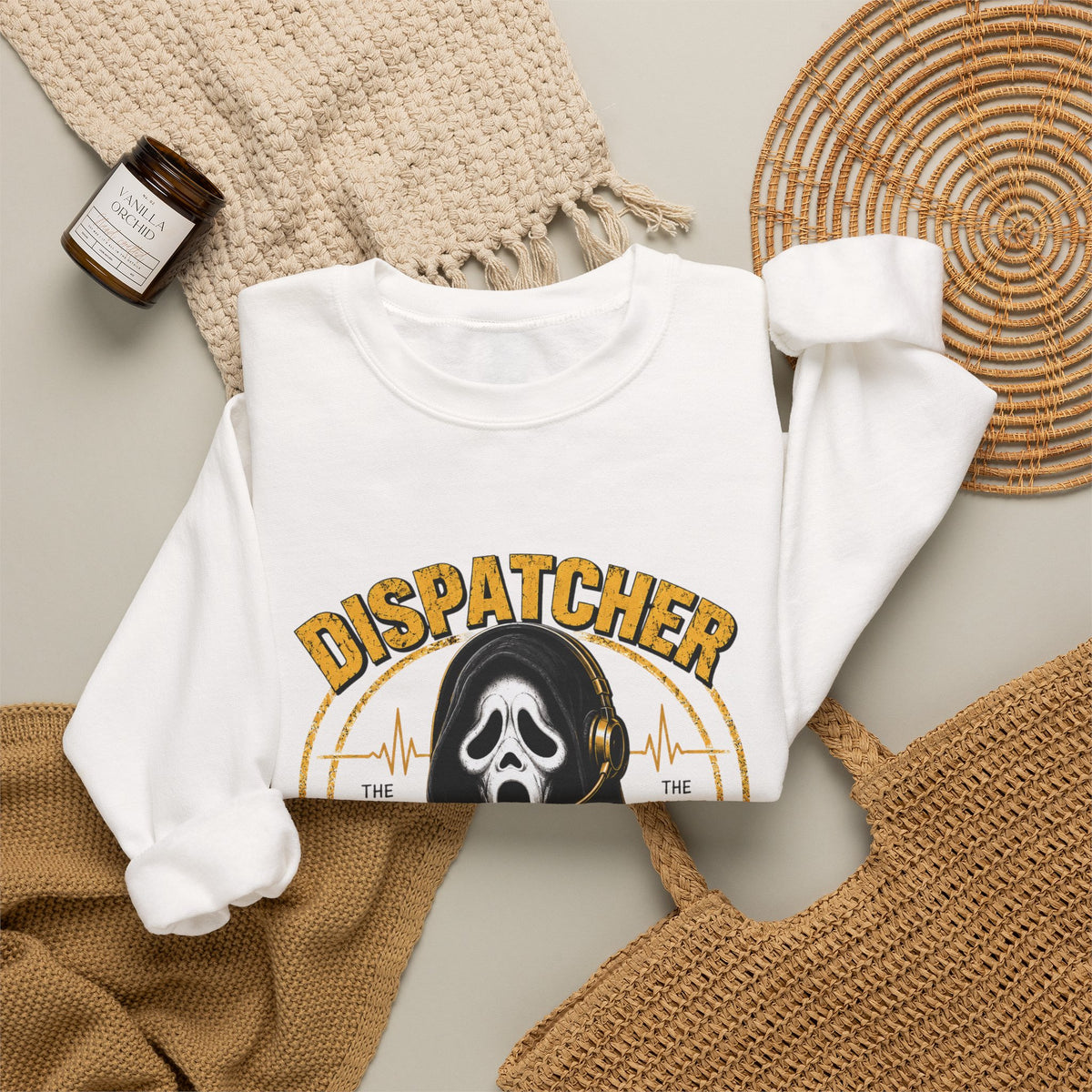 Dispatcher 911 Crewneck Sweatshirt — "We Hear It All, We Handle It All" Support Tee