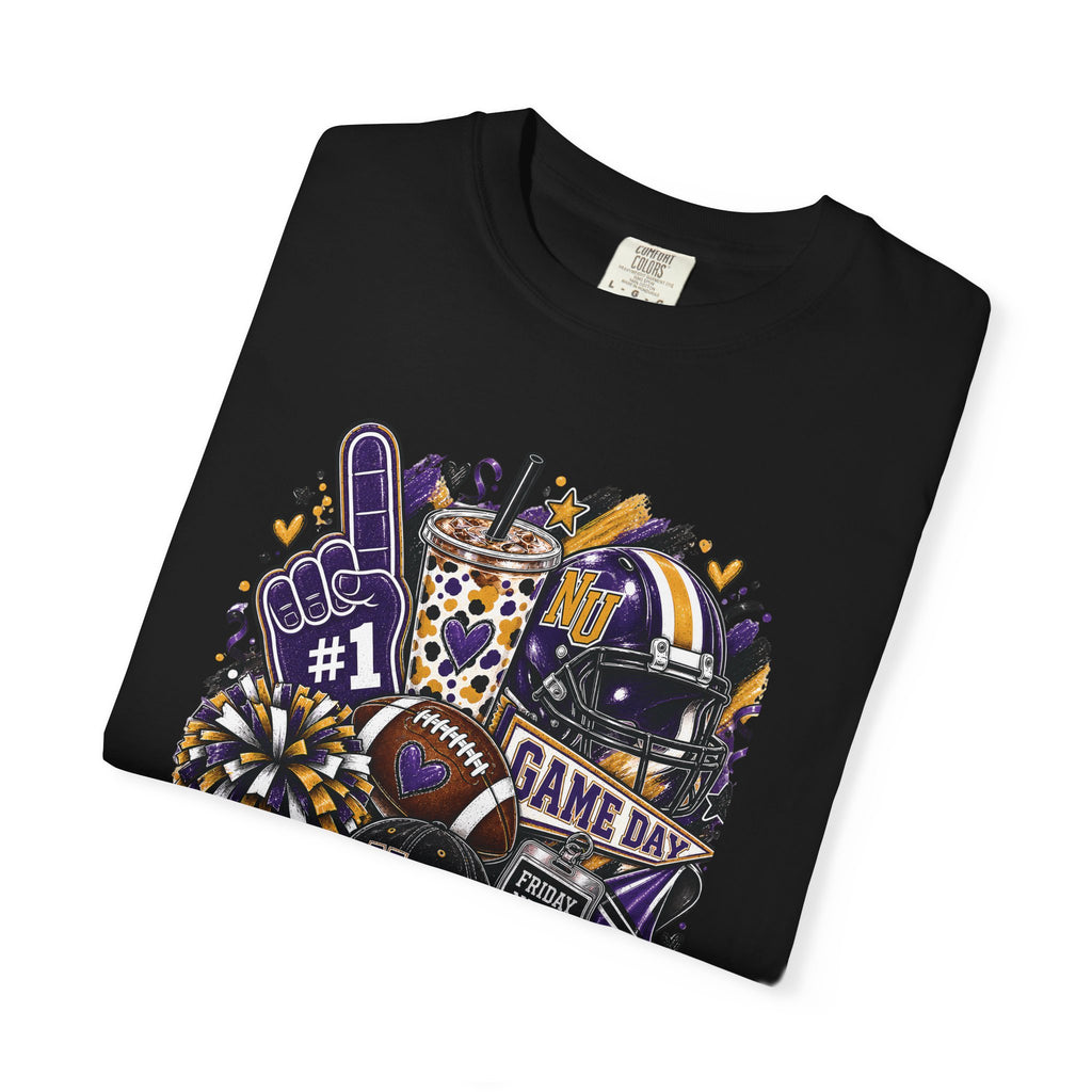 Game Day Football NU Tiger Fan Tee