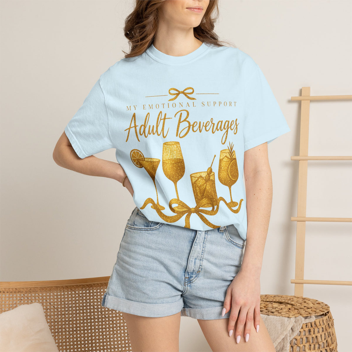 My Emotional Support Drinks Graphic Tee