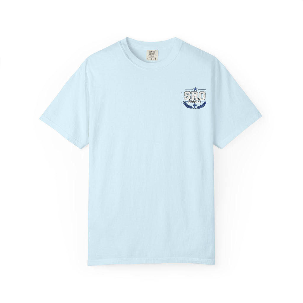 SPOUSE School Resource Officer Tribute T-Shirt — "Then I Heard His Voice Saying: Whom Shall I Send?"