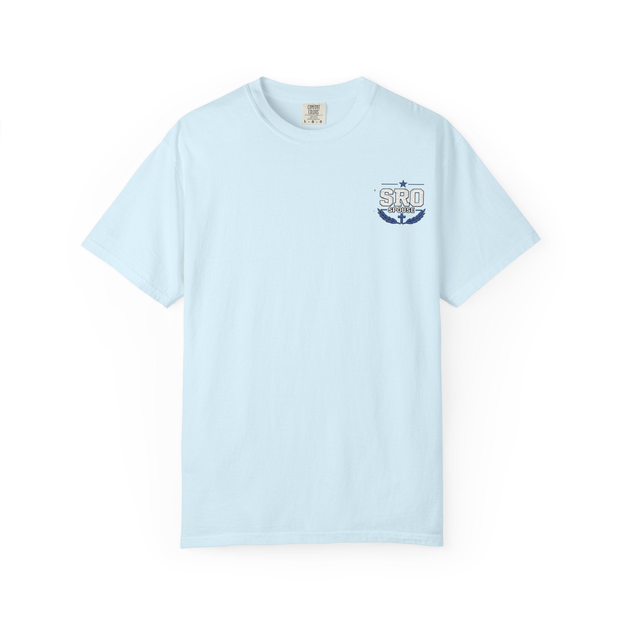 SPOUSE School Resource Officer Tribute T-Shirt — "Then I Heard His Voice Saying: Whom Shall I Send?"