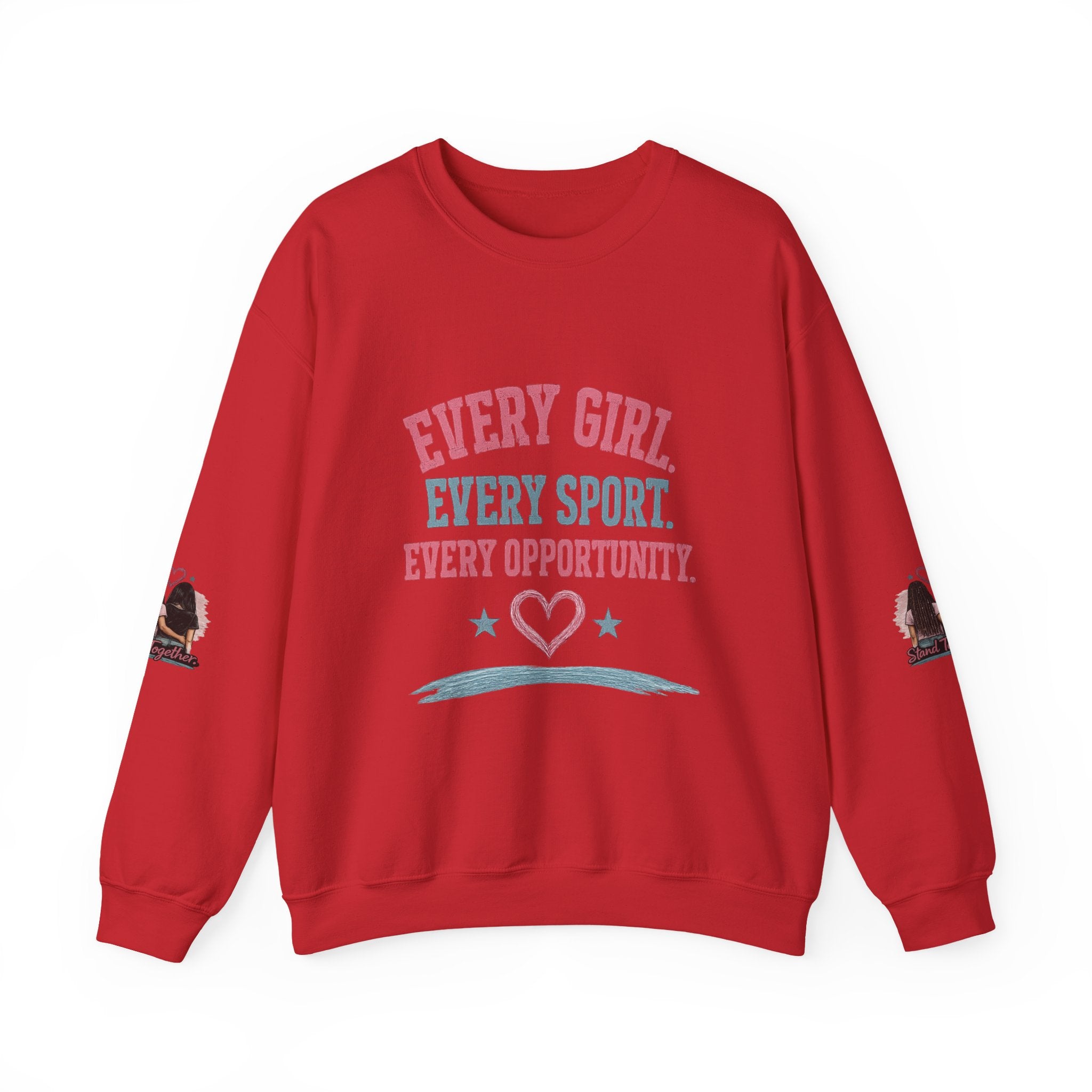 Stand Together™ Unisex Crewneck Sweatshirt | Every Girl. Every Sport. Every Opportunity.