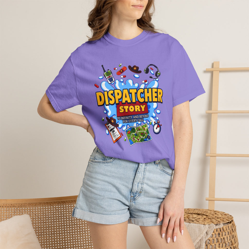 Dispatcher Story TShirt 911 Dispatcher Rescue Radio Call Center Tee