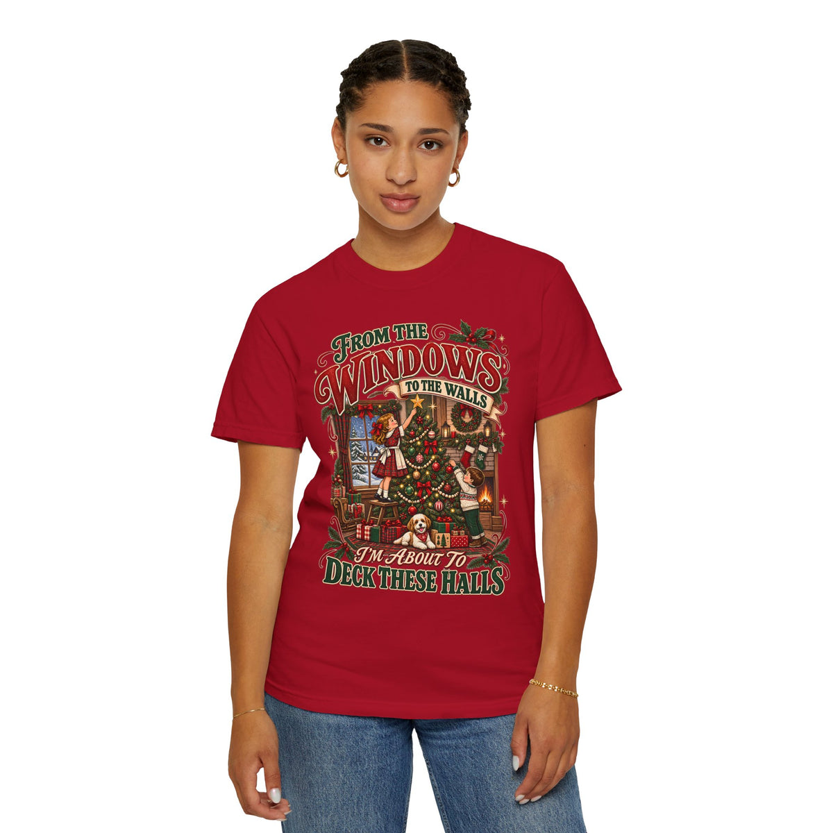 Christmas Deck These Halls Tee