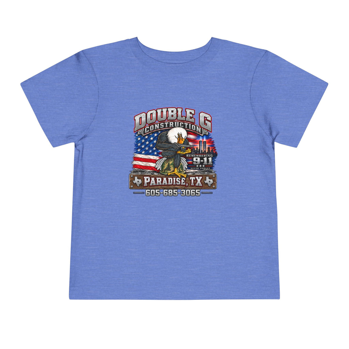 Double G Construction 9 11 Tribute Toddler Tee