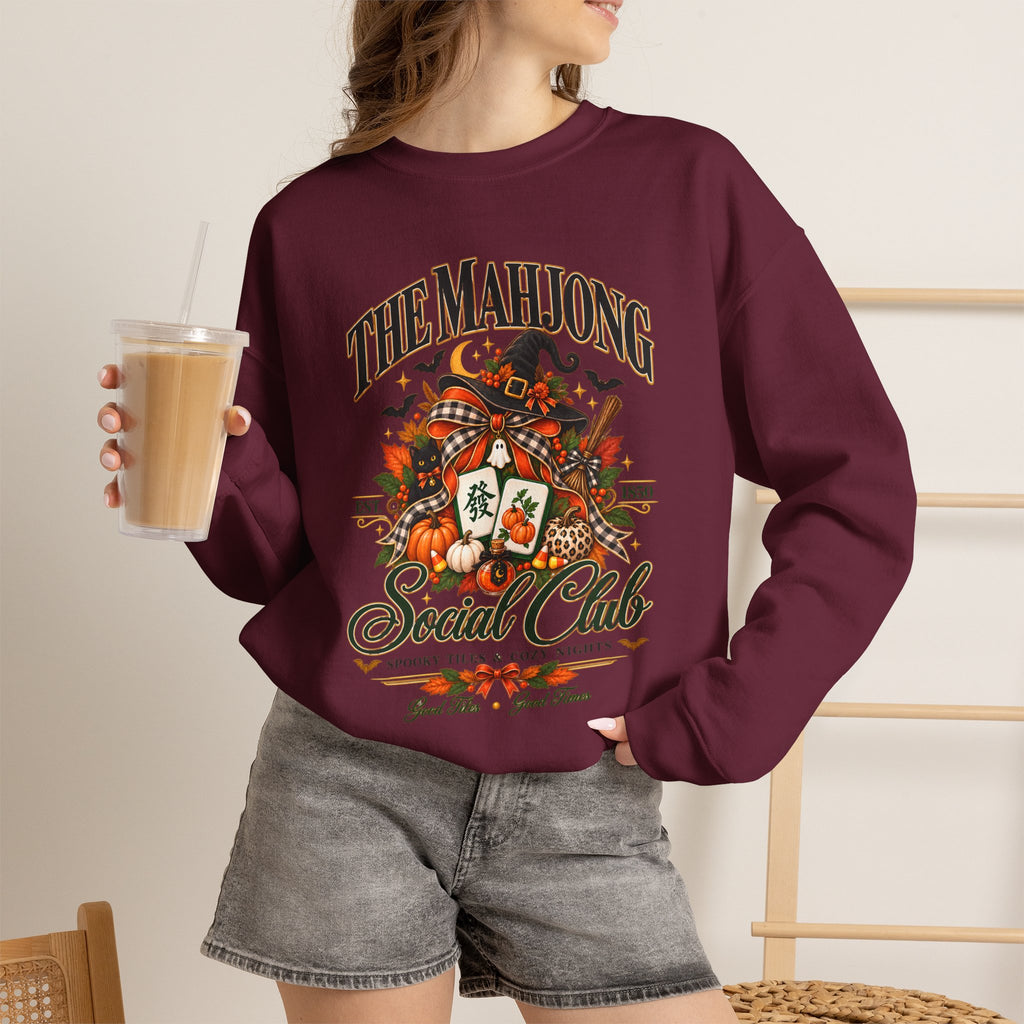 Mahjong Social Club Crewneck - FALL