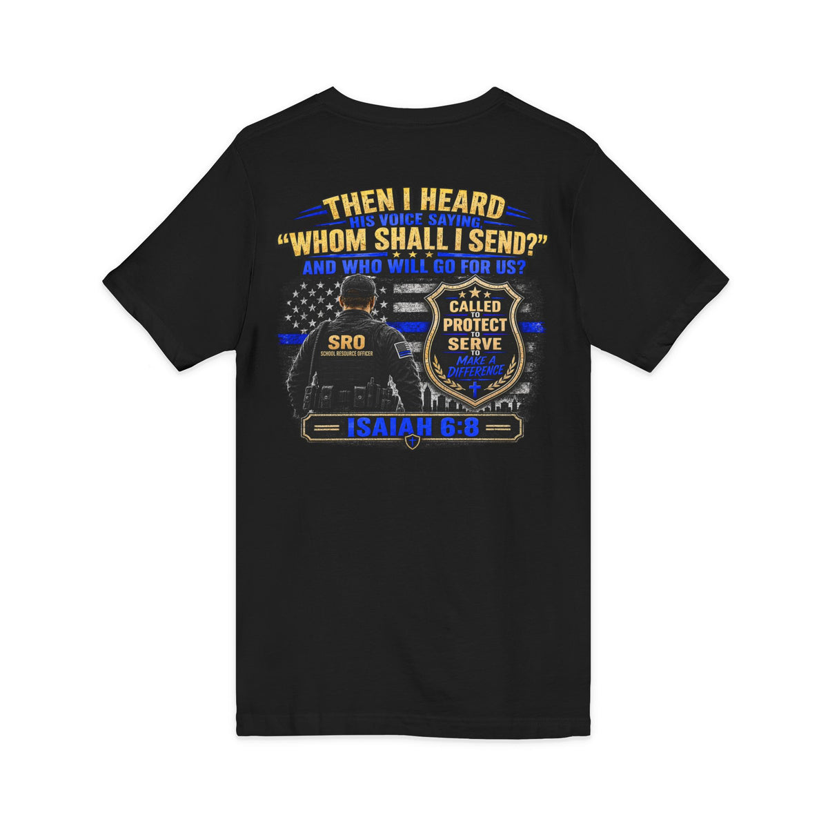 SPOUSE SRO V-Neck Tee — "Called to Protect"