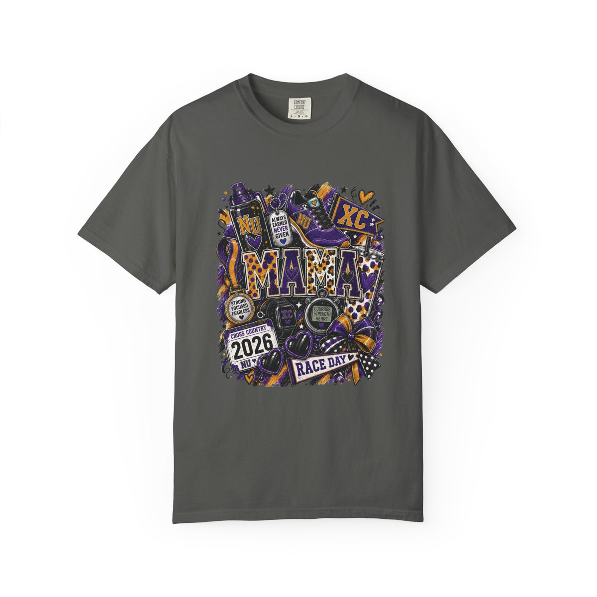 XC Mama Race Day TShirt 2026 Cross Country Mom Support Tee