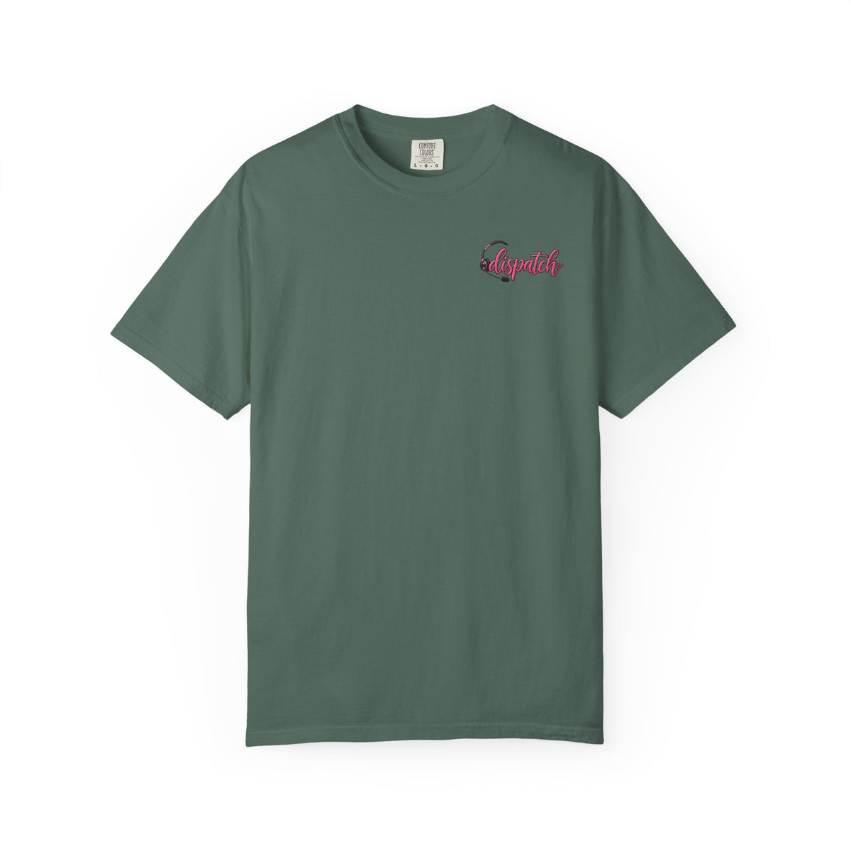 911 Dispatch Pink Ribbon T‑Shirt — Breast Cancer Awareness Dispatcher Tee