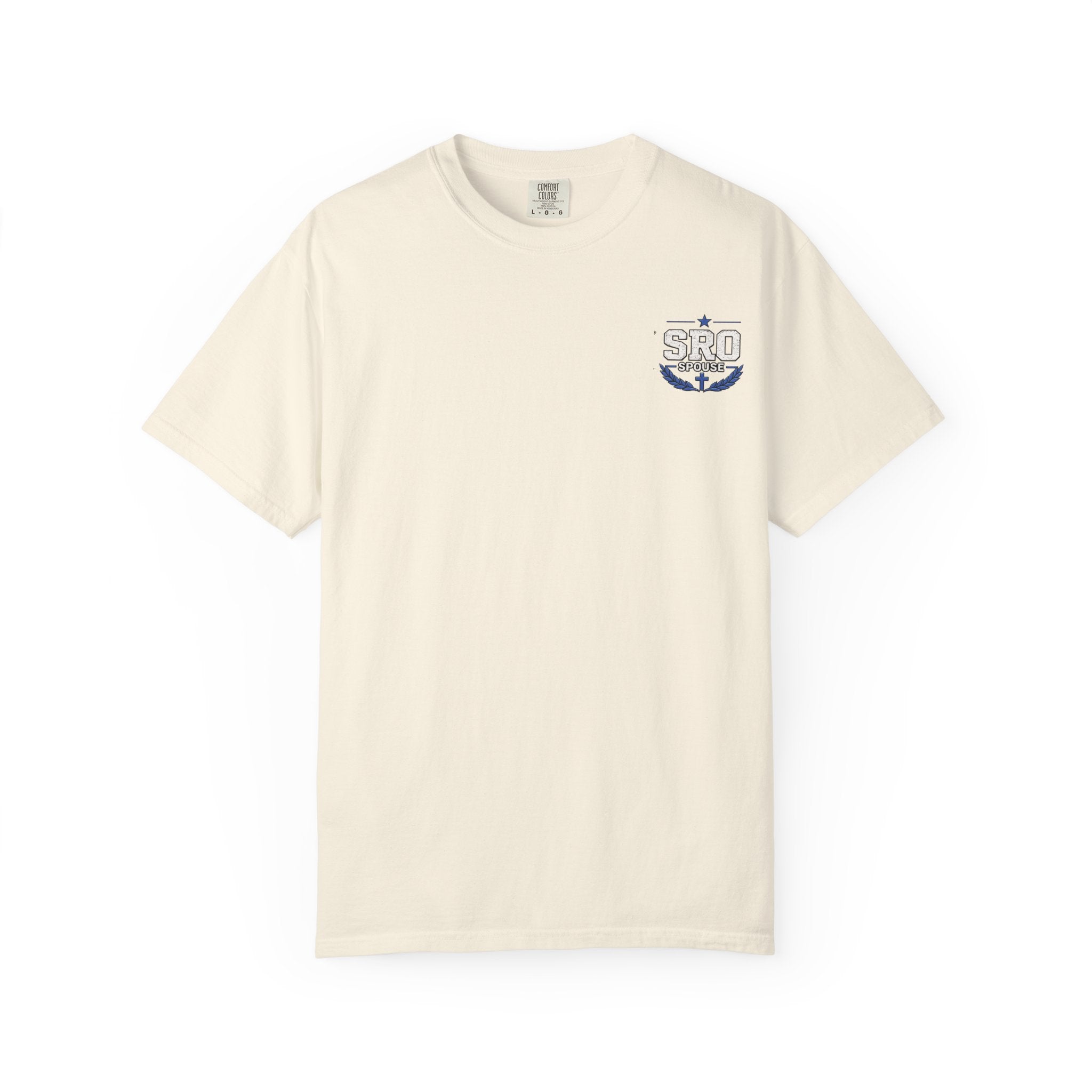 SPOUSE School Resource Officer Tribute T-Shirt — "Then I Heard His Voice Saying: Whom Shall I Send?"