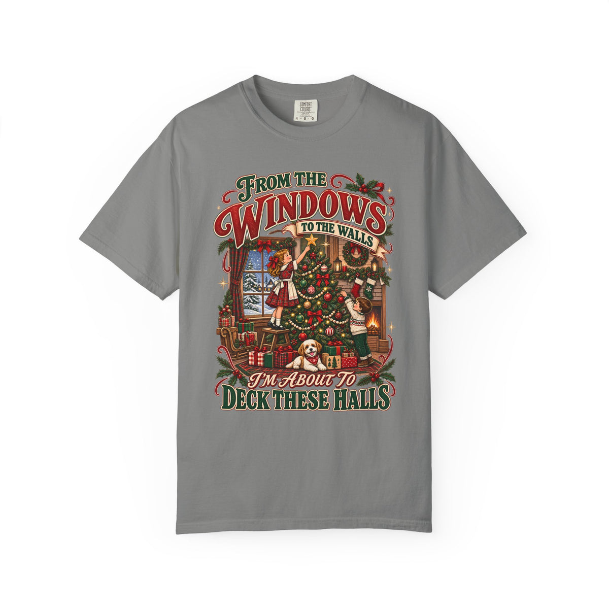 Christmas Deck These Halls Tee