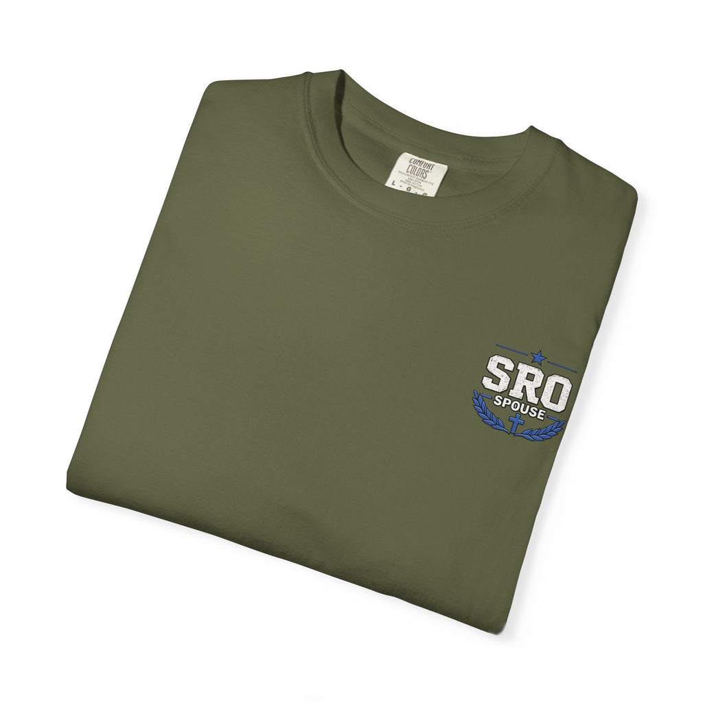 SPOUSE School Resource Officer Tribute T-Shirt — "Mentor etc"