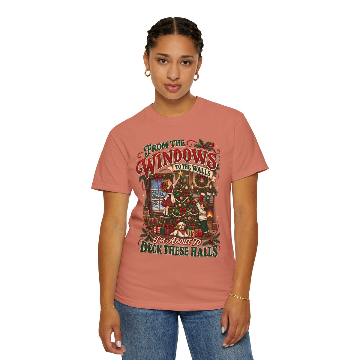 Christmas Deck These Halls Tee