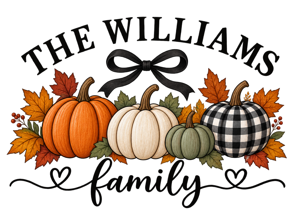 Personalized Fall Porch Set | Custom Doormat + Garden Flag | Autumn, Football, Halloween & Family Porch Decor