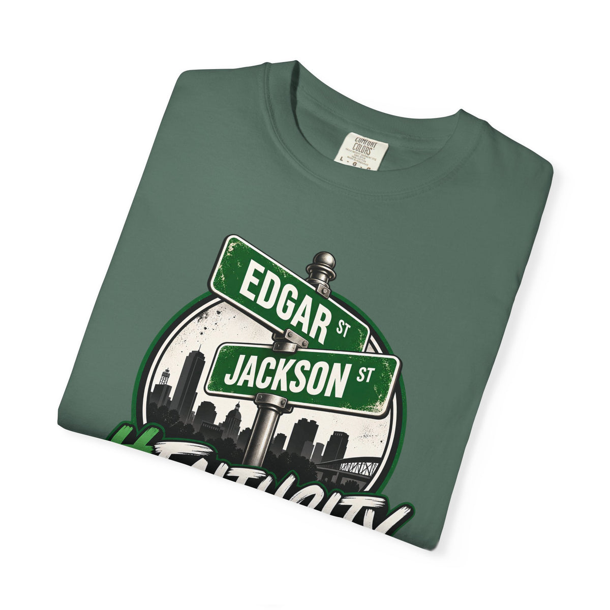 FaithCity Edgar Jackson Street Sign Skyline Tee