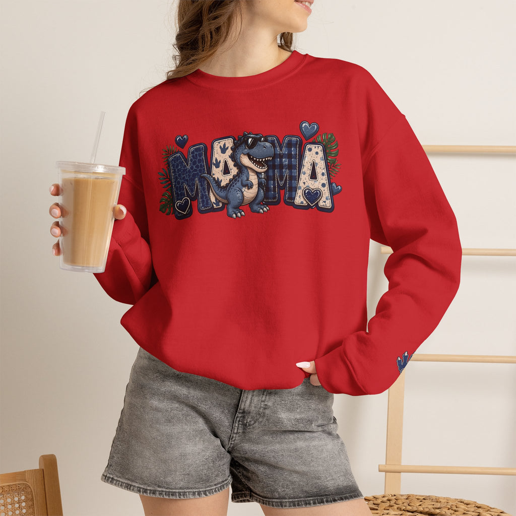 MAMA Crewneck Sweatshirt (personalized) BOY DINO - BECKETT
