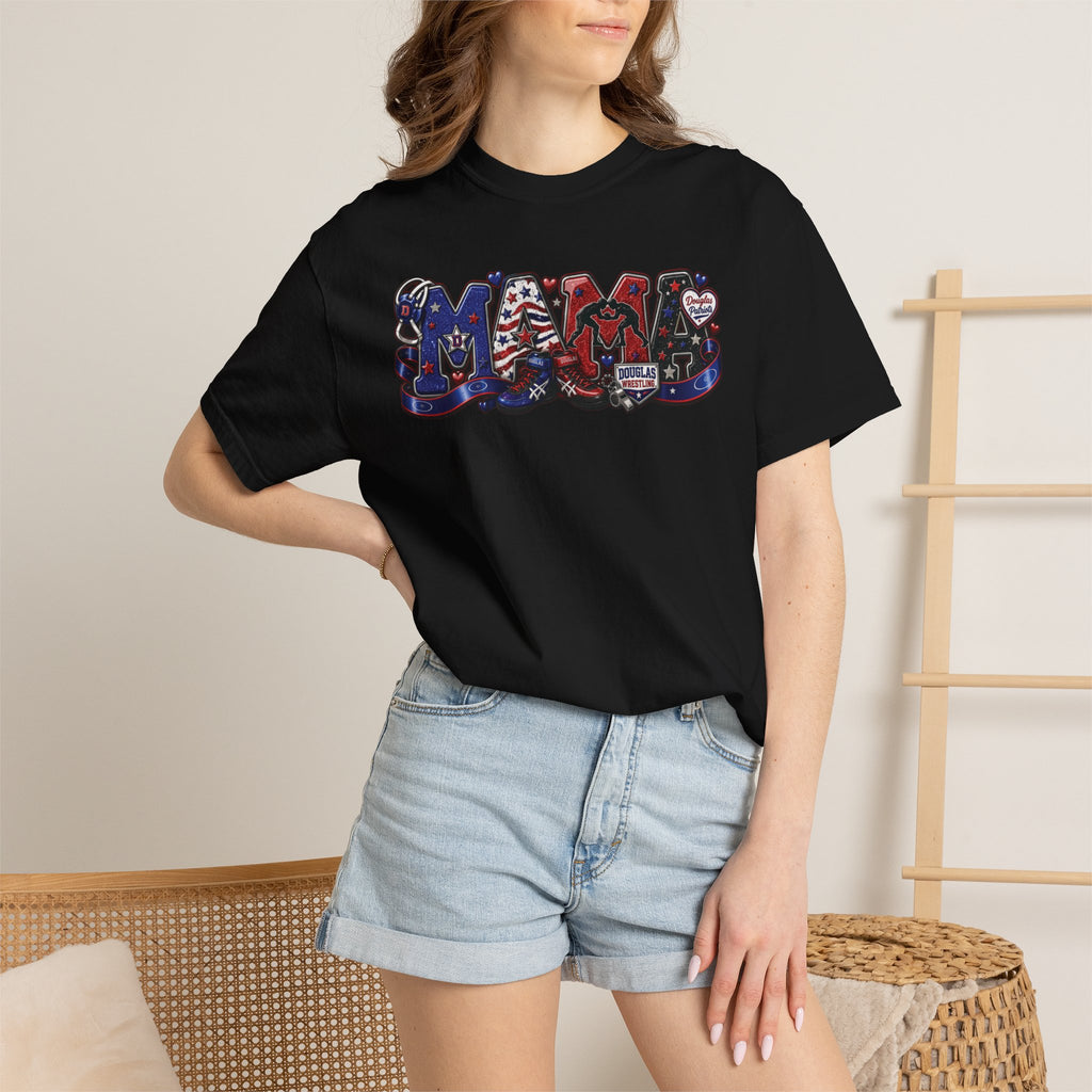 T-Shirt — Patriotic Americana Graphic Tee (USA Flag Collage)