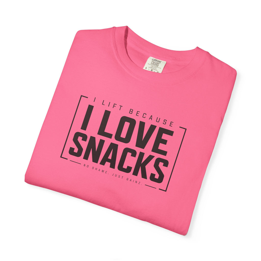 I Lift Because I Love Snacks TShirt