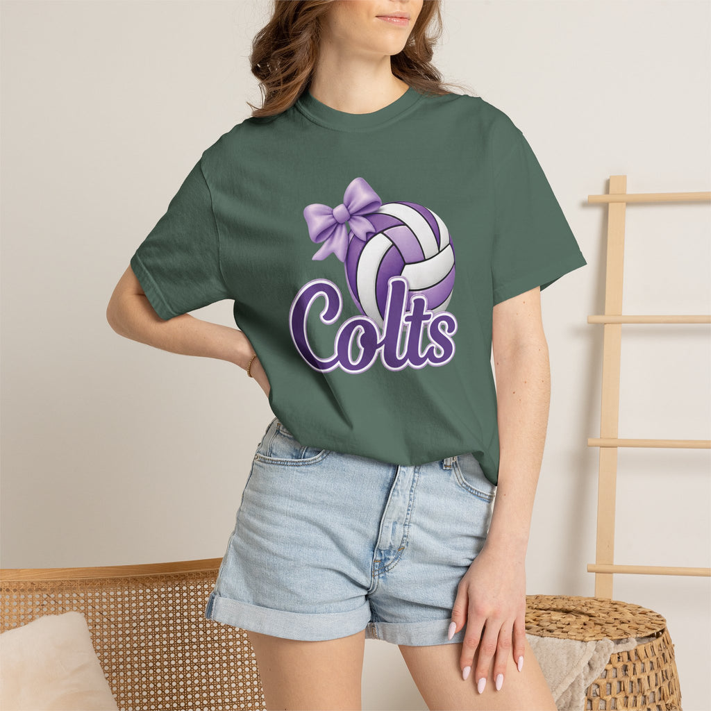 Colts Volleyball Purple Tee