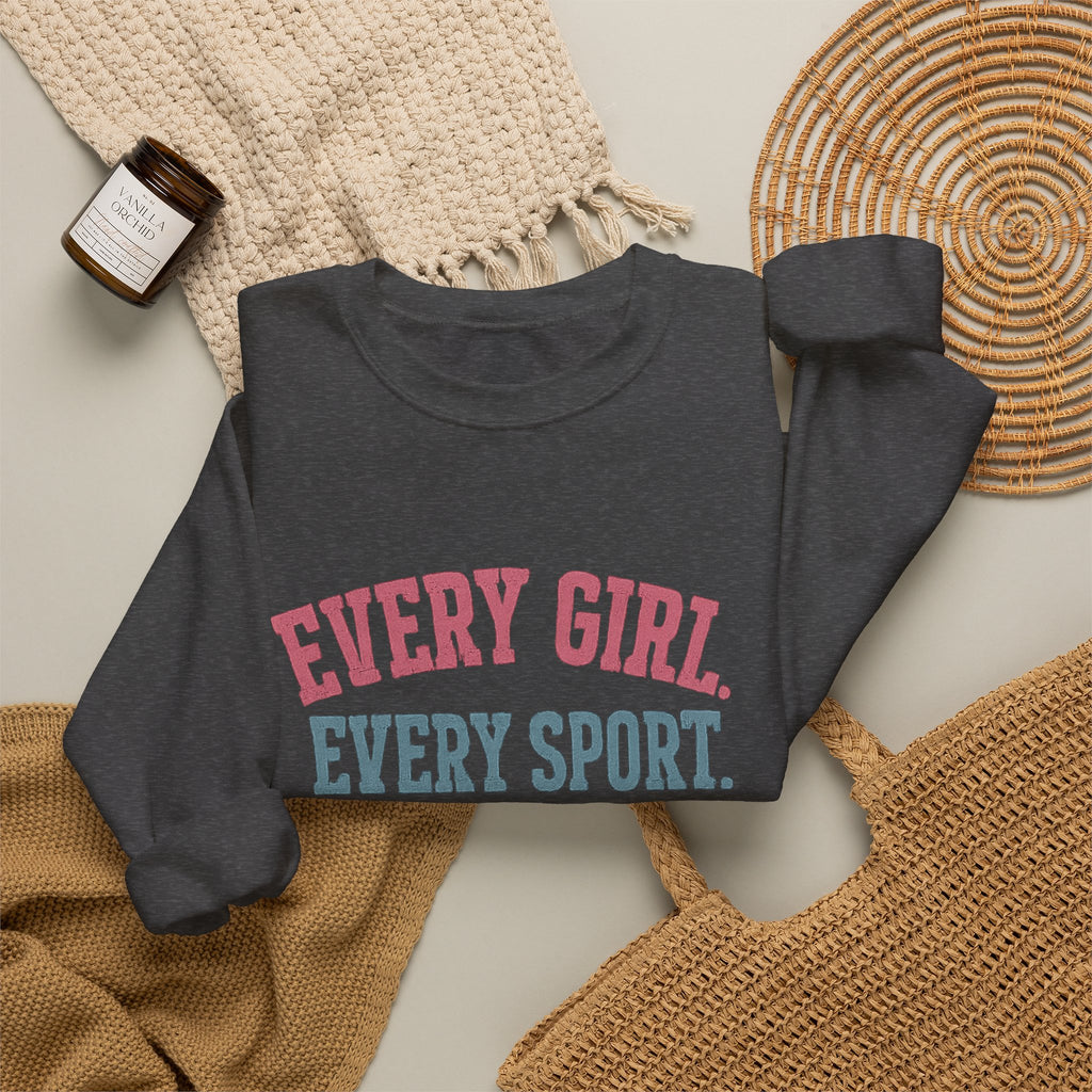 Stand Together™ Unisex Crewneck Sweatshirt | Every Girl. Every Sport. Every Opportunity.