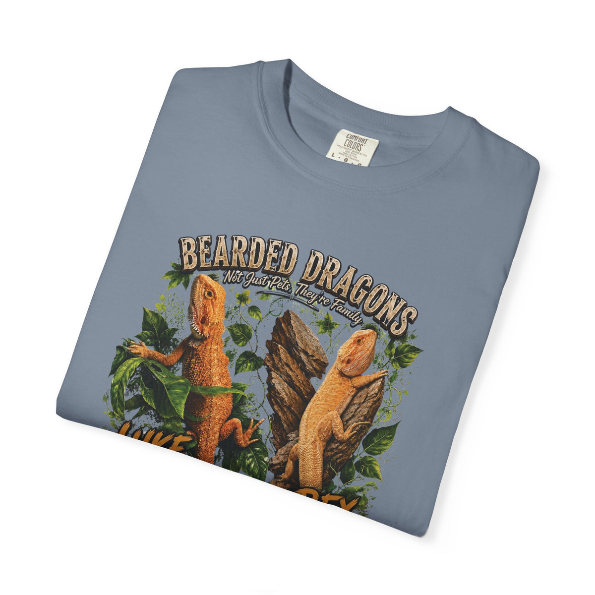 Bearded Dragons Illustration TShirt Luke Rex Reptile Lover Tee