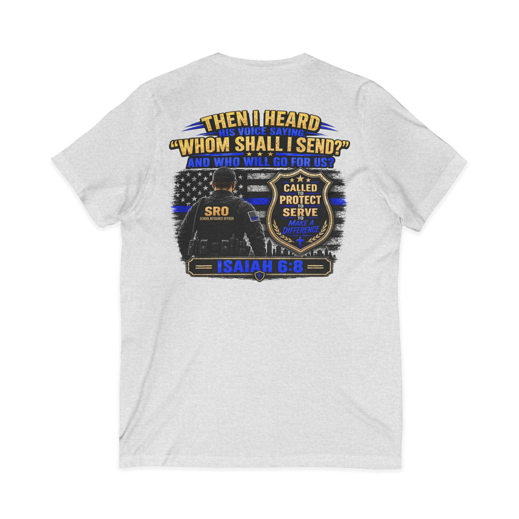 SPOUSE SRO V-Neck Tee — "Called to Protect"