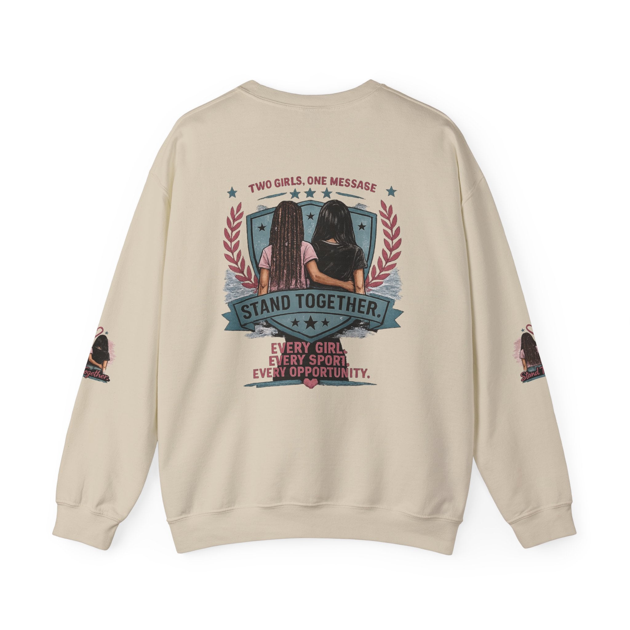Stand Together™ Unisex Crewneck Sweatshirt | Every Girl. Every Sport. Every Opportunity.