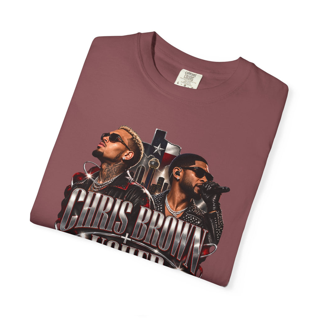 Chris Brown & Usher Concert Tee — Retro R&B Graphic T-Shirt