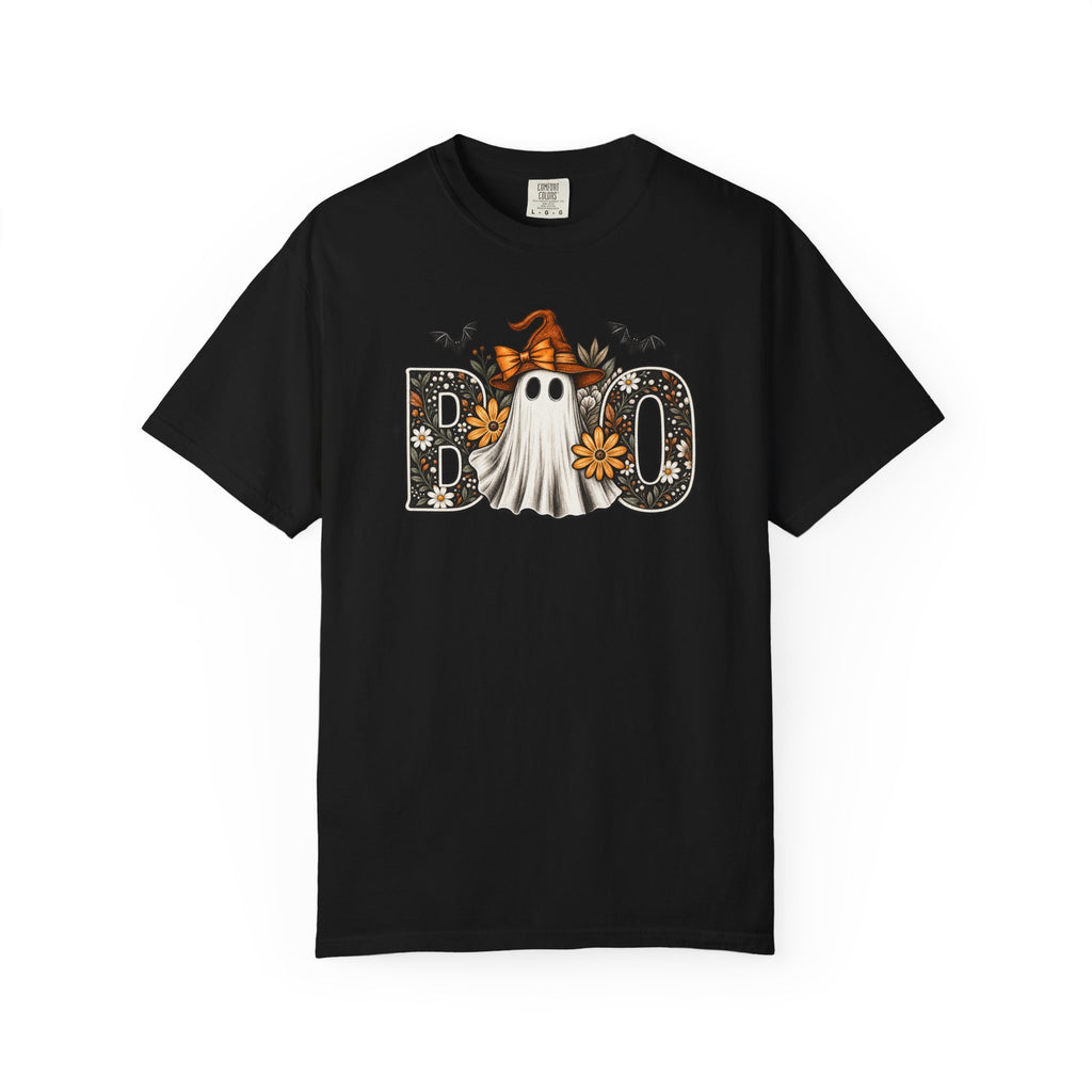Boo Ghost Halloween TShirt Cute Spooky Fall Tee