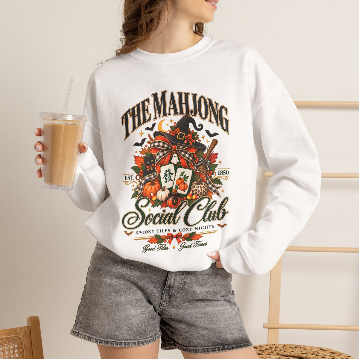Mahjong Social Club Crewneck - FALL